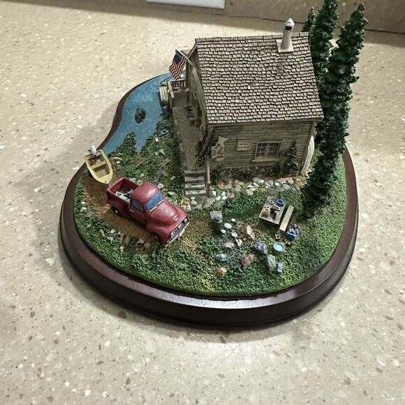 Danbury Mint “The Tackle Box” Collectors Great Cond, No Chips - Picture 4 of 6